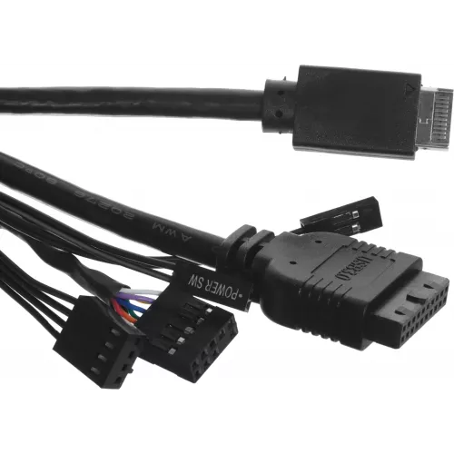 Корпус Deepcool CH360 черный без БП mATX 7x120mm 3x140mm 1xUSB3.0 audio bott PSU