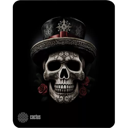 Коврик для мыши Cactus Scull рисунок 250x200x3мм (CS-MP-D05S)
