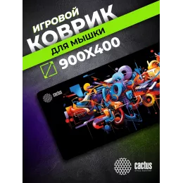 Коврик для мыши Cactus Graffiti рисунок 900x400x2мм (CS-MP-PRO10ХXL)