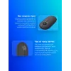 Мышь Logitech Pebble 2 M350S графитовый оптическая 4000dpi silent беспров. BT для ноутбука 2but (910-006988)