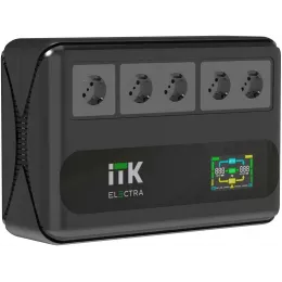 Источник бесперебойного питания ITK Electra ELT5-800VA-1-001 480Вт 800ВА черный