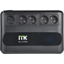 Источник бесперебойного питания ITK Electra ELT5-800VA-1-001 480Вт 800ВА черный