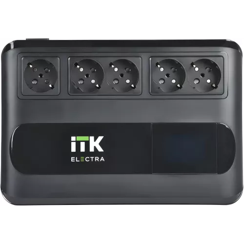 Источник бесперебойного питания ITK Electra ELT5-800VA-1-001 480Вт 800ВА черный