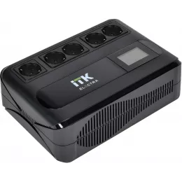 Источник бесперебойного питания ITK Electra ELT5-800VA-1-001 480Вт 800ВА черный