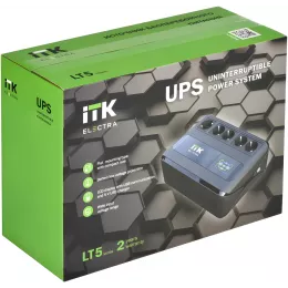 Источник бесперебойного питания ITK Electra ELT5-800VA-1-001 480Вт 800ВА черный