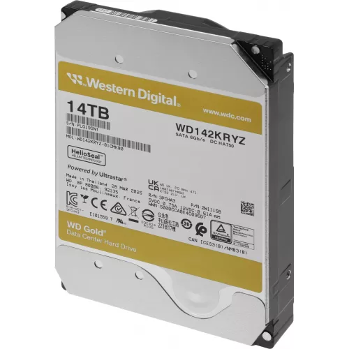 Жесткий диск WD SATA-III 14TB WD142KRYZ Server Gold 512E (7200rpm) 512Mb 3.5"
