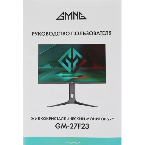 Монитор GMNG 27" Gaming GM-27F23 черный IPS LED 2ms 16:9 HDMI M/M матовая HAS Piv 400cd 178гр/178гр 3840x2160 160Hz G-Sync FreeSync DP Quad 4K (2160p) 6.63кг