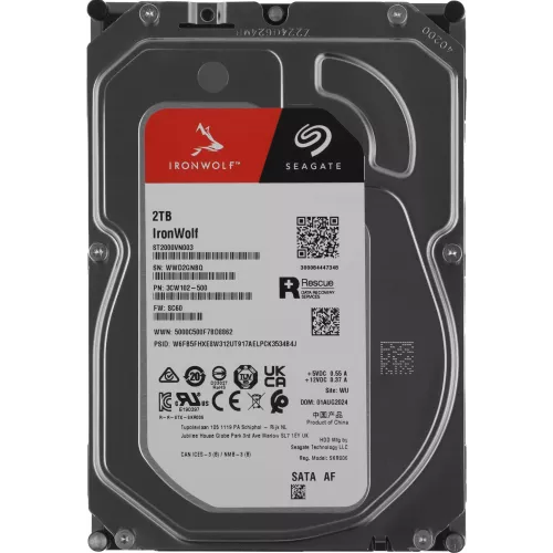 Жесткий диск Seagate SATA-III 2TB ST2000VN003 NAS Ironwolf 4KN (5400rpm) 256Mb 3.5"