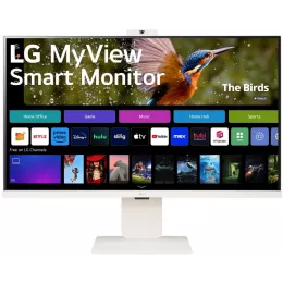 Монитор LG 31.5" MyView 32SR85U-W белый IPS LED 16:9 HDMI M/M Cam матовая HAS 400cd 178гр/178гр 3840x2160 60Hz 4K USB 7.7кг