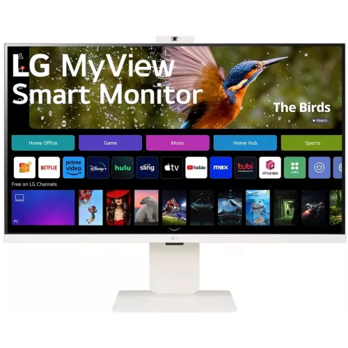 Монитор LG 31.5" MyView 32SR85U-W белый IPS LED 16:9 HDMI M/M Cam матовая HAS 400cd 178гр/178гр 3840x2160 60Hz 4K USB 7.7кг