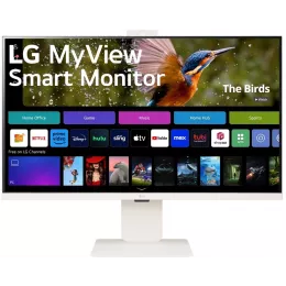 Монитор LG 31.5" MyView 32SR85U-W белый IPS LED 16:9 HDMI M/M Cam матовая HAS 400cd 178гр/178гр 3840x2160 60Hz 4K USB 7.7кг