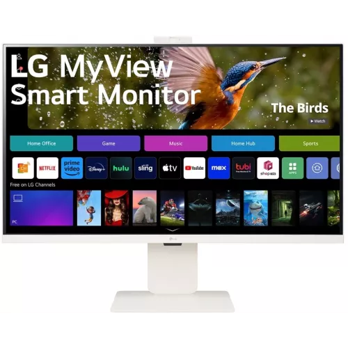Монитор LG 31.5" MyView 32SR85U-W белый IPS LED 16:9 HDMI M/M Cam матовая HAS 400cd 178гр/178гр 3840x2160 60Hz 4K USB 7.7кг