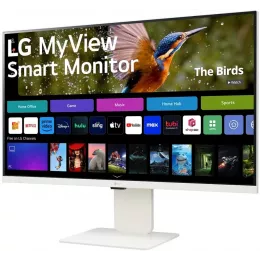 Монитор LG 31.5" MyView 32SR85U-W белый IPS LED 16:9 HDMI M/M Cam матовая HAS 400cd 178гр/178гр 3840x2160 60Hz 4K USB 7.7кг