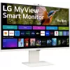 Монитор LG 31.5" MyView 32SR85U-W белый IPS LED 16:9 HDMI M/M Cam матовая HAS 400cd 178гр/178гр 3840x2160 60Hz 4K USB 7.7кг