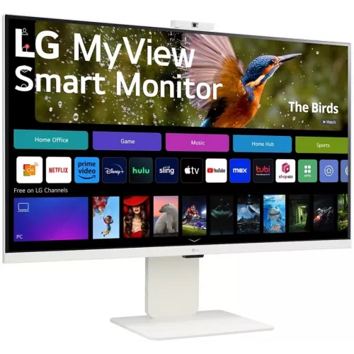 Монитор LG 31.5" MyView 32SR85U-W белый IPS LED 16:9 HDMI M/M Cam матовая HAS 400cd 178гр/178гр 3840x2160 60Hz 4K USB 7.7кг