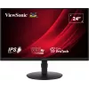 Монитор ViewSonic 23.8" VA2408-HDJ черный IPS LED 16:9 HDMI матовая HAS Piv 250cd 178гр/178гр 1920x1080 100Hz VGA DP FHD 5.2кг