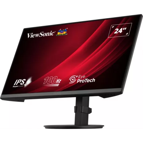 Монитор ViewSonic 23.8" VA2408-HDJ черный IPS LED 16:9 HDMI матовая HAS Piv 250cd 178гр/178гр 1920x1080 100Hz VGA DP FHD 5.2кг