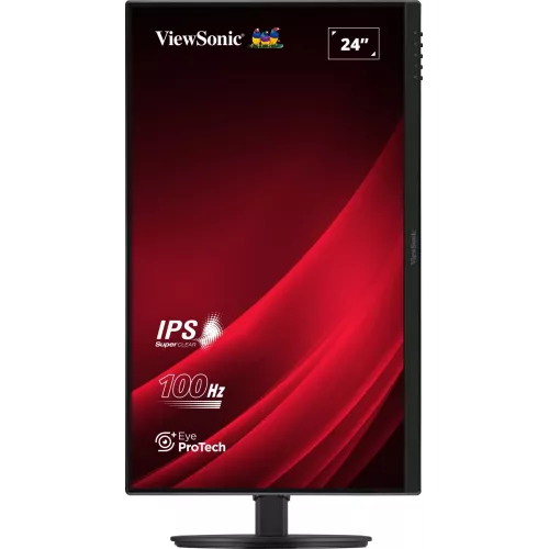 Монитор ViewSonic 23.8" VA2408-HDJ черный IPS LED 16:9 HDMI матовая HAS Piv 250cd 178гр/178гр 1920x1080 100Hz VGA DP FHD 5.2кг