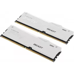 Память DDR5 2x16GB 6400MHz Kingston KF564C32BWEAK2-32 Fury Beast RGB RTL Gaming PC5-51200 CL32 DIMM 288-pin 1.4В kit dual rank с радиатором Ret