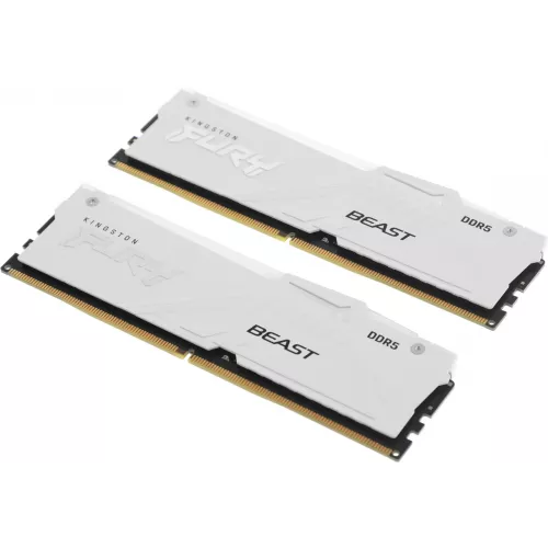 Память DDR5 2x16GB 6400MHz Kingston KF564C32BWEAK2-32 Fury Beast RGB RTL Gaming PC5-51200 CL32 DIMM 288-pin 1.4В kit dual rank с радиатором Ret