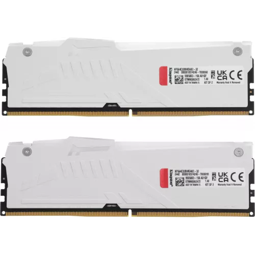 Память DDR5 2x16GB 6400MHz Kingston KF564C32BWEAK2-32 Fury Beast RGB RTL Gaming PC5-51200 CL32 DIMM 288-pin 1.4В kit dual rank с радиатором Ret