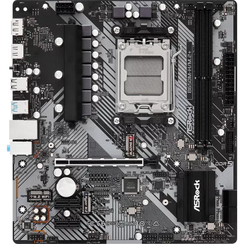 Материнская плата Asrock B650M-H/M.2+ Socket AM5 AMD B650 2xDDR5 mATX AC`97 8ch(7.1) GbLAN RAID+HDMI+DP