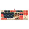 Клавиатура A4Tech AT87 Proxy Boom бежевый/красный USB for gamer LED (AT87) кабель 1.8м