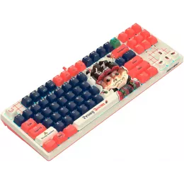 Клавиатура A4Tech AT87 Proxy Boom бежевый/красный USB for gamer LED (AT87) кабель 1.8м