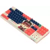 Клавиатура A4Tech AT87 Proxy Boom бежевый/красный USB for gamer LED (AT87) кабель 1.8м