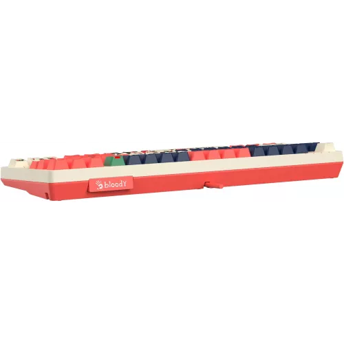 Клавиатура A4Tech AT87 Proxy Boom бежевый/красный USB for gamer LED (AT87) кабель 1.8м
