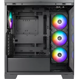 Корпус Azza COVE черный без БП ATX 6x120mm 2x140mm 1xUSB2.0 1xUSB3.0 audio bott PSU