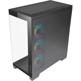 Корпус Azza COVE черный без БП ATX 6x120mm 2x140mm 1xUSB2.0 1xUSB3.0 audio bott PSU