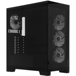 Корпус Azza COVE черный без БП ATX 6x120mm 2x140mm 1xUSB2.0 1xUSB3.0 audio bott PSU