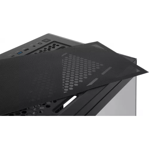 Корпус Azza COVE черный без БП ATX 6x120mm 2x140mm 1xUSB2.0 1xUSB3.0 audio bott PSU