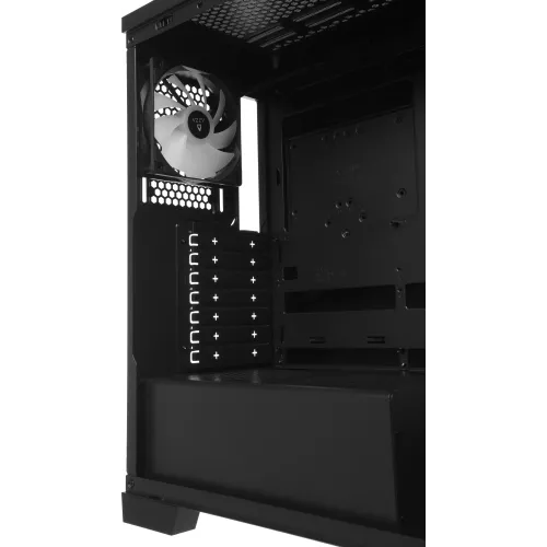 Корпус Azza COVE черный без БП ATX 6x120mm 2x140mm 1xUSB2.0 1xUSB3.0 audio bott PSU