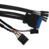 Корпус Azza COVE черный без БП ATX 6x120mm 2x140mm 1xUSB2.0 1xUSB3.0 audio bott PSU