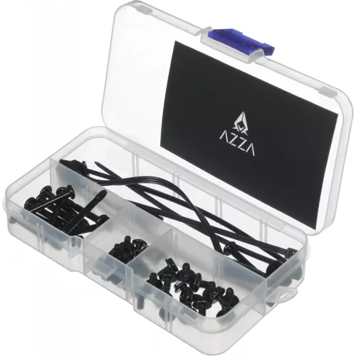Корпус Azza COVE черный без БП ATX 6x120mm 2x140mm 1xUSB2.0 1xUSB3.0 audio bott PSU