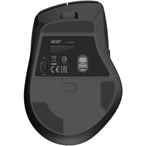 Мышь Acer OMR406 черный оптическая 4800dpi беспров. BT/Radio USB 8but (ZL.MCEEE.02W)