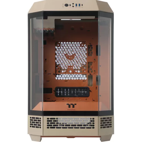 Корпус Thermaltake The Tower 300 Gravel Send коричневый без БП mATX 8x120mm 6x140mm 2xUSB3.0 audio bott PSU