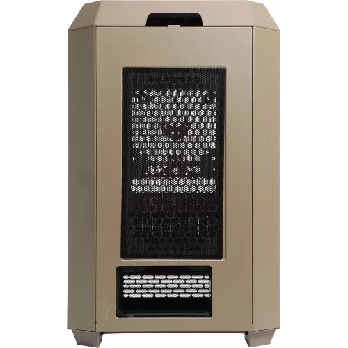 Корпус Thermaltake The Tower 300 Gravel Send коричневый без БП mATX 8x120mm 6x140mm 2xUSB3.0 audio bott PSU