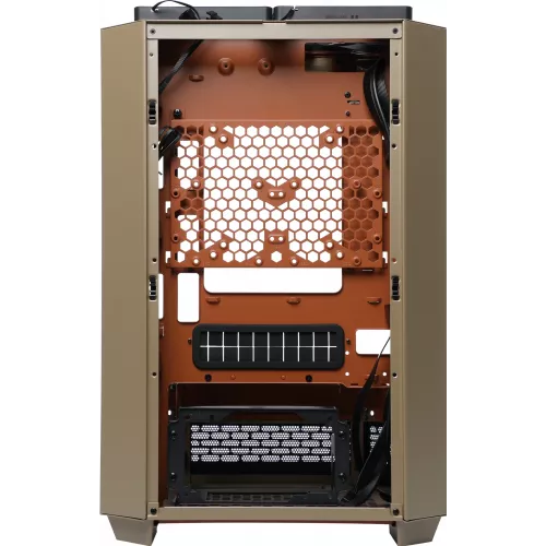Корпус Thermaltake The Tower 300 Gravel Send коричневый без БП mATX 8x120mm 6x140mm 2xUSB3.0 audio bott PSU
