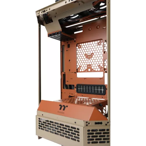 Корпус Thermaltake The Tower 300 Gravel Send коричневый без БП mATX 8x120mm 6x140mm 2xUSB3.0 audio bott PSU