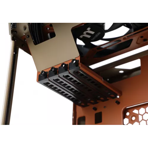 Корпус Thermaltake The Tower 300 Gravel Send коричневый без БП mATX 8x120mm 6x140mm 2xUSB3.0 audio bott PSU