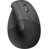 Мышь Logitech Lift графитовый оптическая 4000dpi silent беспров. BT/Radio USB для ноутбука 5but (910-006485)
