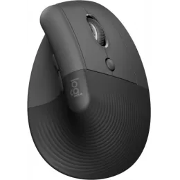 Мышь Logitech Lift графитовый оптическая 4000dpi silent беспров. BT/Radio USB для ноутбука 5but (910-006485)