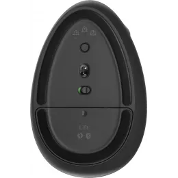 Мышь Logitech Lift графитовый оптическая 4000dpi silent беспров. BT/Radio USB для ноутбука 5but (910-006485)