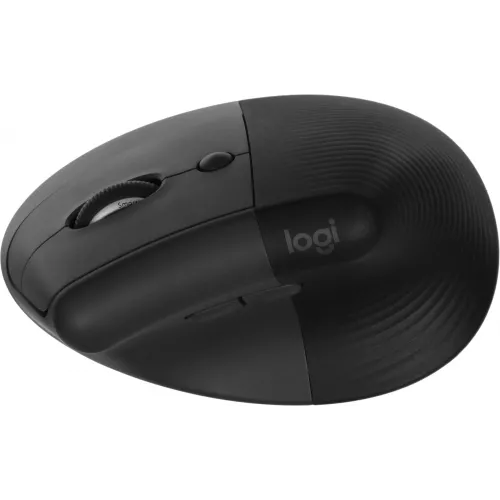 Мышь Logitech Lift графитовый оптическая 4000dpi silent беспров. BT/Radio USB для ноутбука 5but (910-006485)