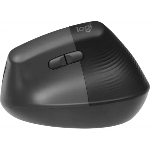 Мышь Logitech Lift графитовый оптическая 4000dpi silent беспров. BT/Radio USB для ноутбука 5but (910-006485)