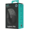 Мышь Logitech Lift графитовый оптическая 4000dpi silent беспров. BT/Radio USB для ноутбука 5but (910-006485)