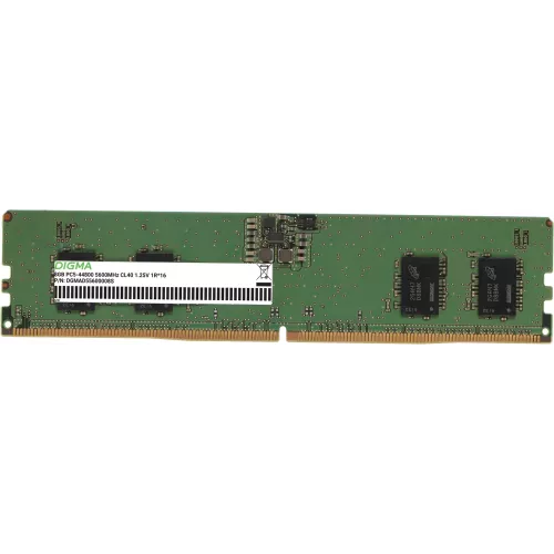 Память DDR5 8GB 5600MHz Digma DGMAD55600008S RTL PC5-44800 CL46 DIMM 288-pin 1.1В single rank Ret